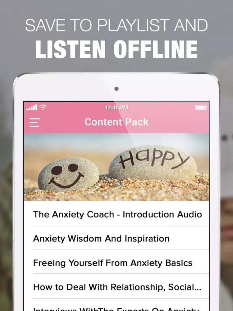 Zrzuty ekranu Anxiety Coaches Podcasts & Workshops by Gina Ryan iPad 