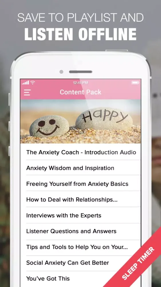 Zrzuty ekranu Anxiety Coaches Podcasts & Workshops by Gina Ryan