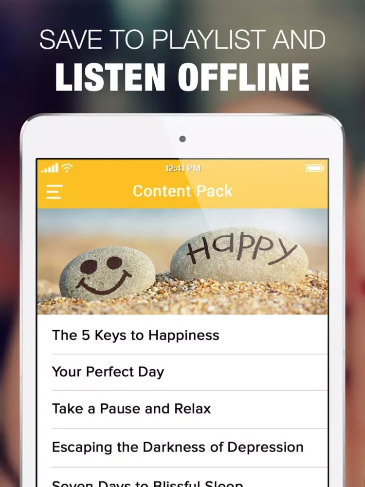 Zrzuty ekranu Be Happy, Confidence & Self Esteem Audio Courses iPad 
