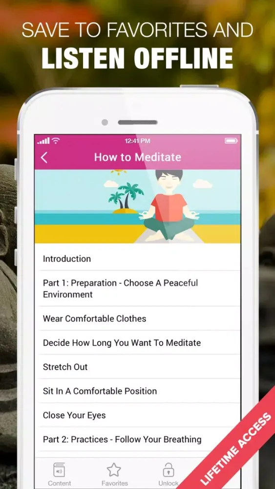 Screenshot di Meditation & Mindfulness Audio Courses & Workshops