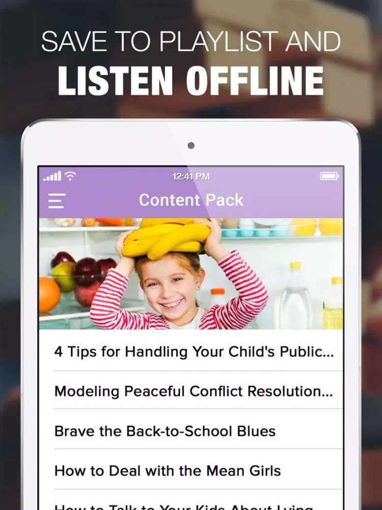 Parenting Tips for Children & Family by Lori Petro iPad  Screenshots