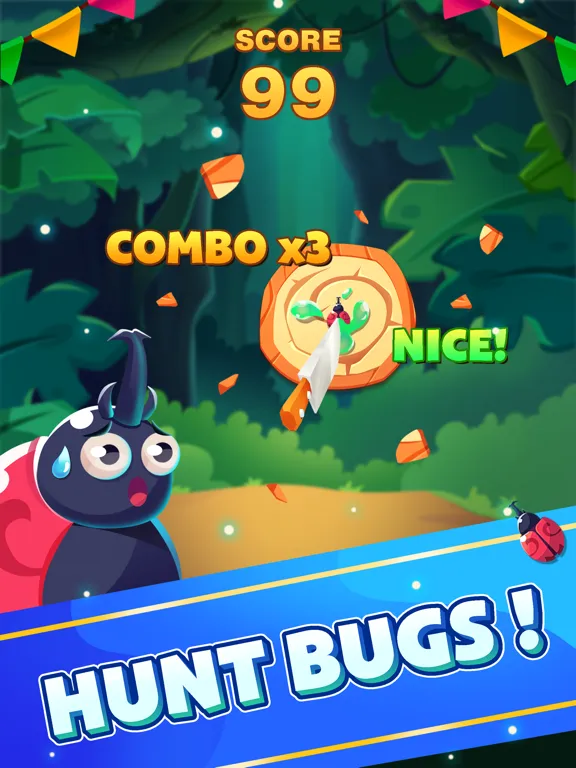 تصاویر Knife Toss - Bug Hunt iPad 
