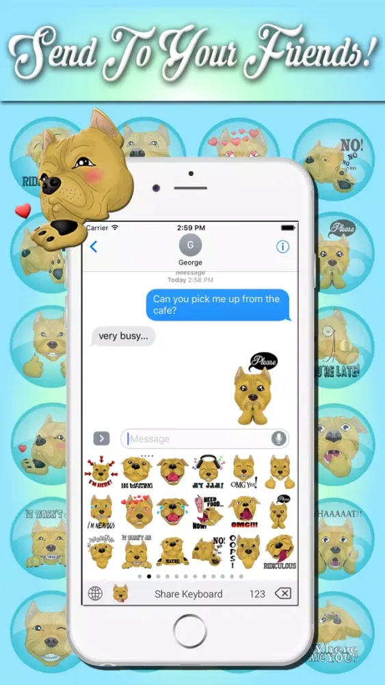 Screenshot di Pitbull Emojis