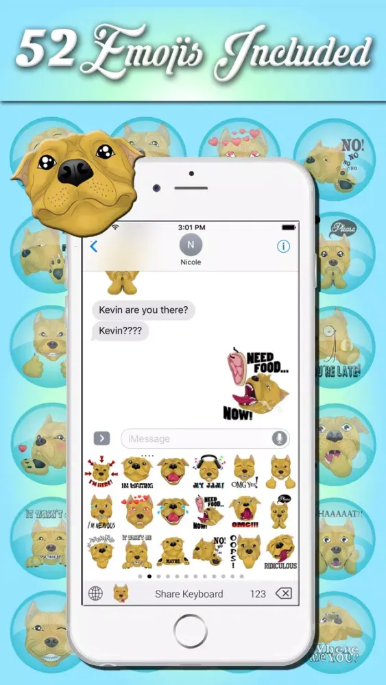 Screenshot di Pitbull Emojis