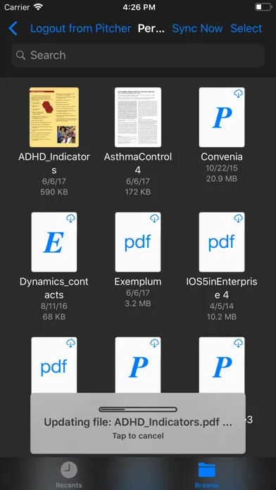 PITCHER Personal Admin স্ক্রিনশট