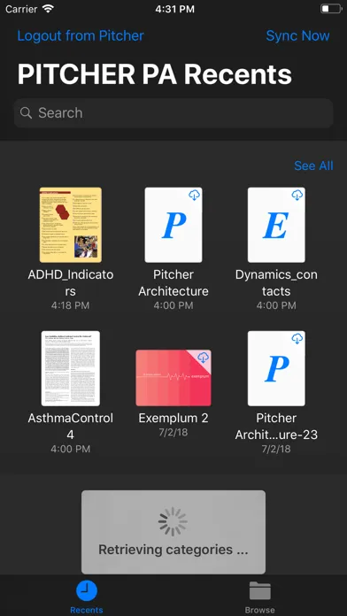 PITCHER Personal Admin স্ক্রিনশট