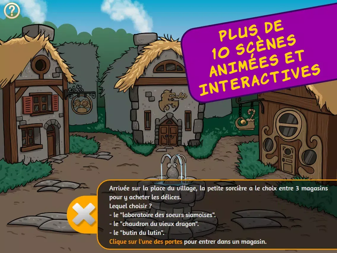 ภาพหน้าจอของ Courses de la petite sorcière iPad 