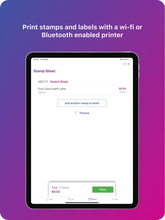 PitneyShip®-Ship and Track iPad  スクリーンショット