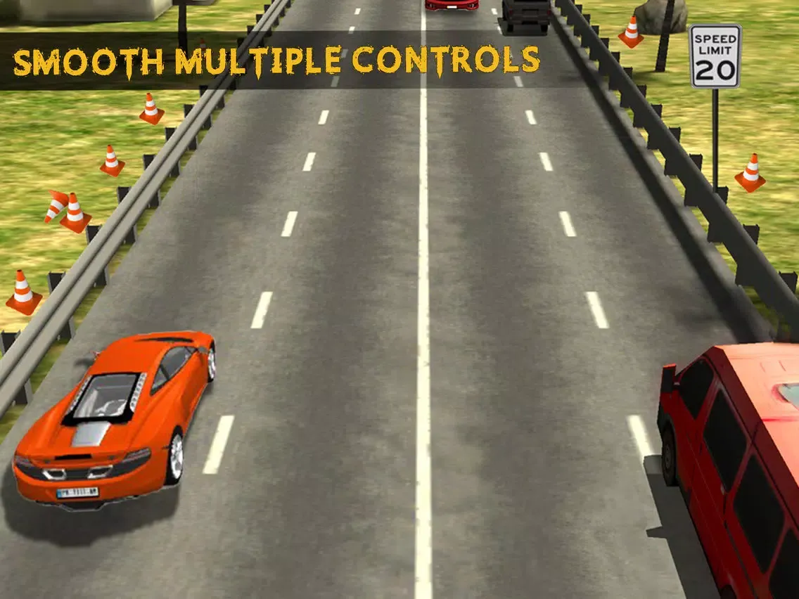 City Highway Racer Car Fast Traffic - Real Games iPad 应用截图
