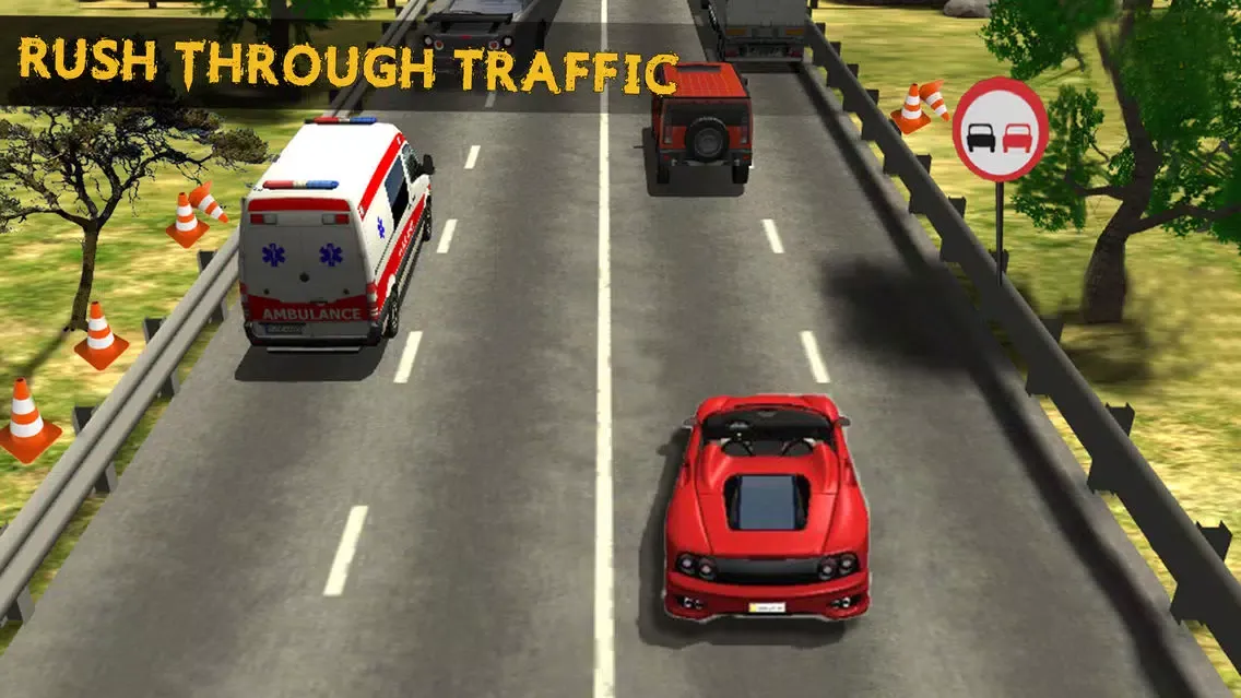 City Highway Racer Car Fast Traffic - Real Games应用截图