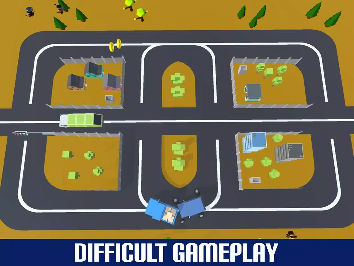 Crazy Circuit Drive Loop Car - Cartoon Crash Taxi iPad  Screenshots