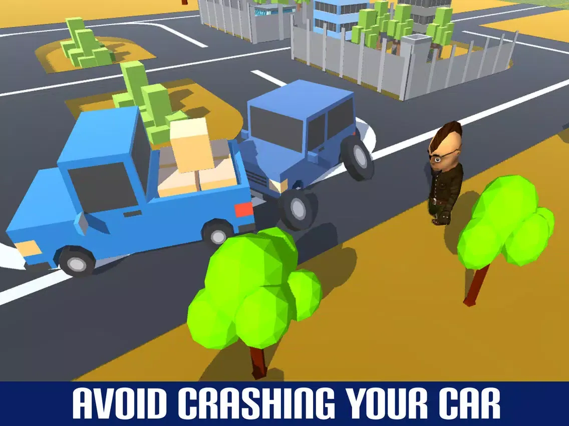 Crazy Circuit Drive Loop Car - Cartoon Crash Taxi iPad  Screenshots