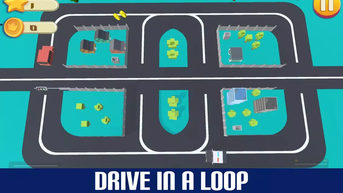 Crazy Circuit Drive Loop Car - Cartoon Crash Taxi Screenshots
