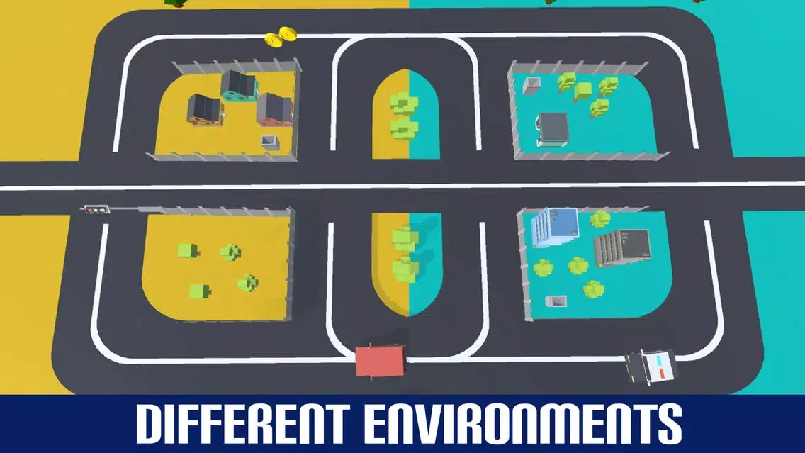Crazy Circuit Drive Loop Car - Cartoon Crash Taxi Screenshots