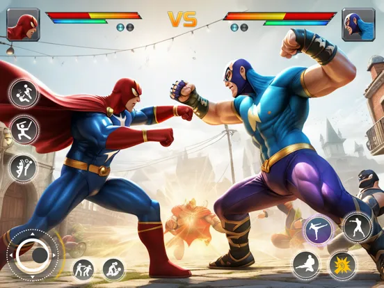 Ảnh chụp màn hình của Superhero Fighting Game iPad 