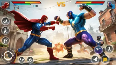 Ảnh chụp màn hình của Superhero Fighting Game