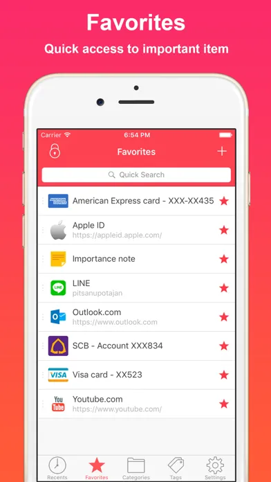 Ảnh chụp màn hình của Password Goo