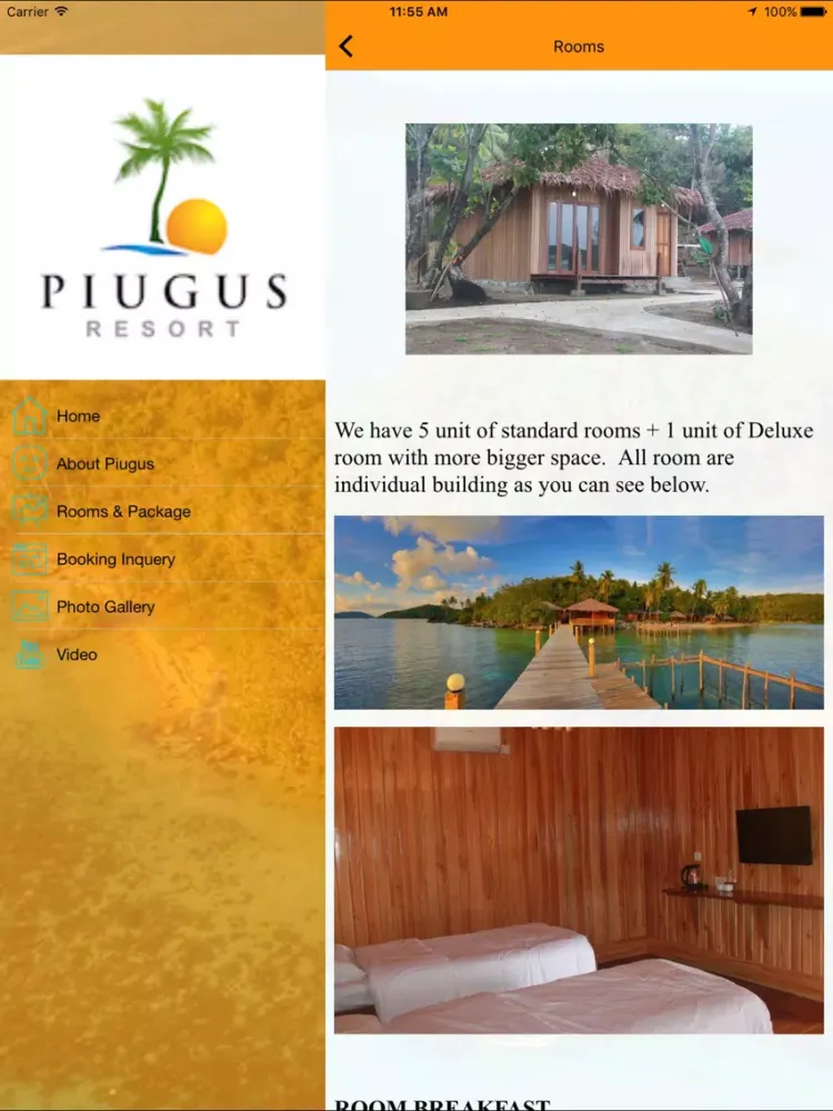 Piugus Resort iPad  Ekran Görüntüleri