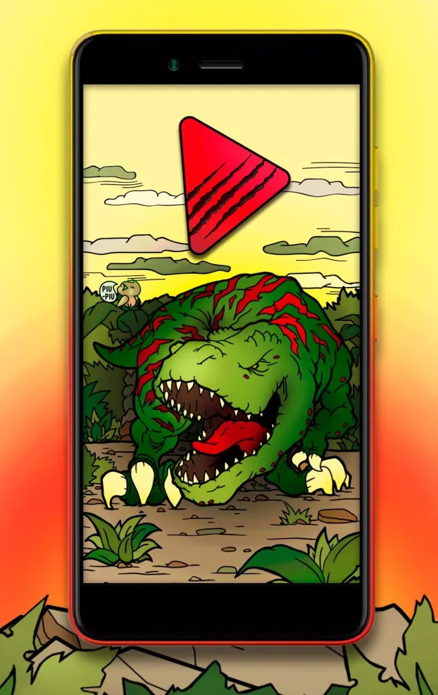 Dinosaur Coloring Book 스크린샷