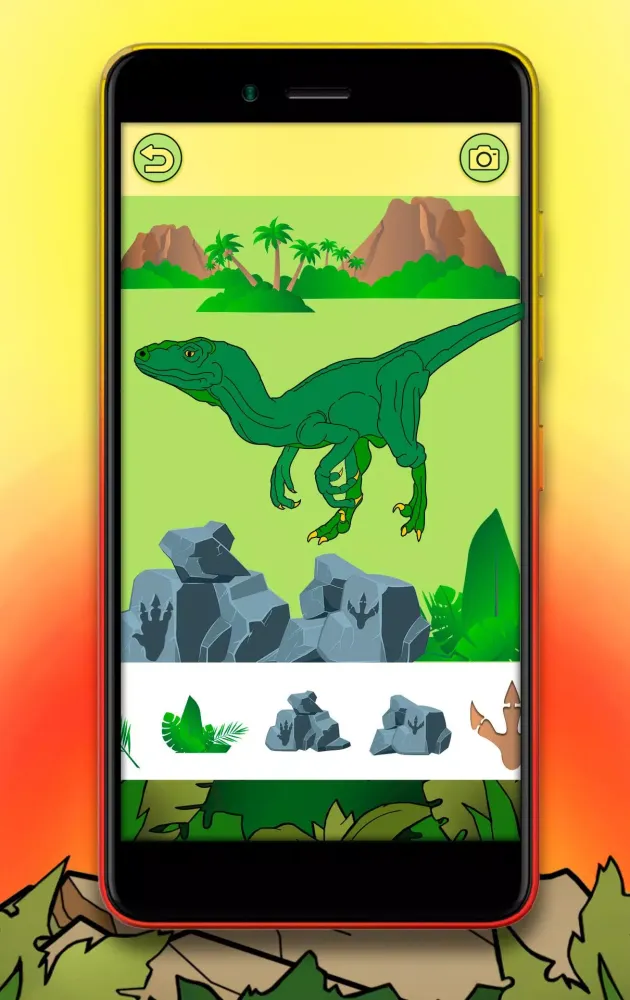 Dinosaur Coloring Book 스크린샷