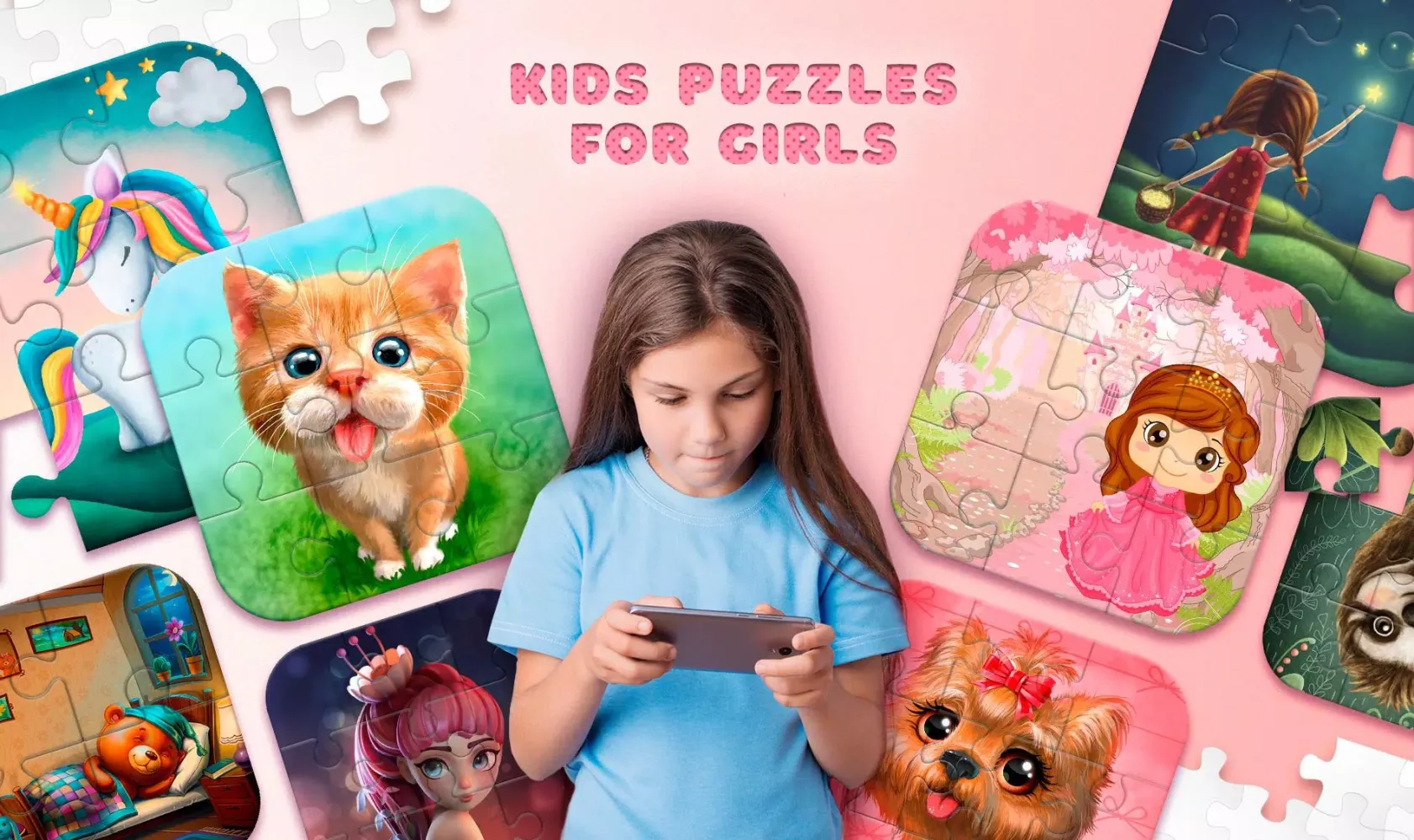 Zrzuty ekranu Kids Puzzles for Girls