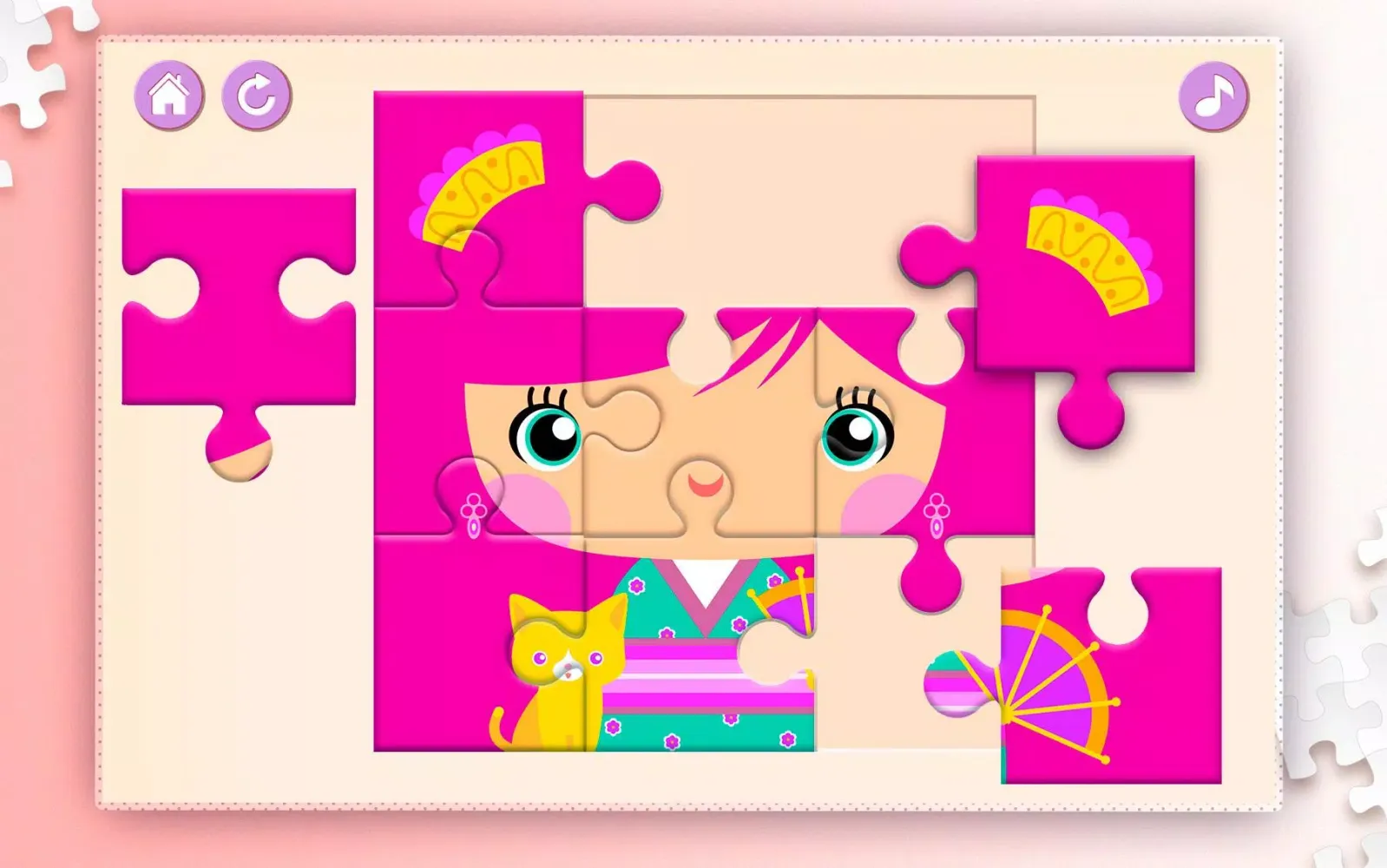 Zrzuty ekranu Kids Puzzles for Girls