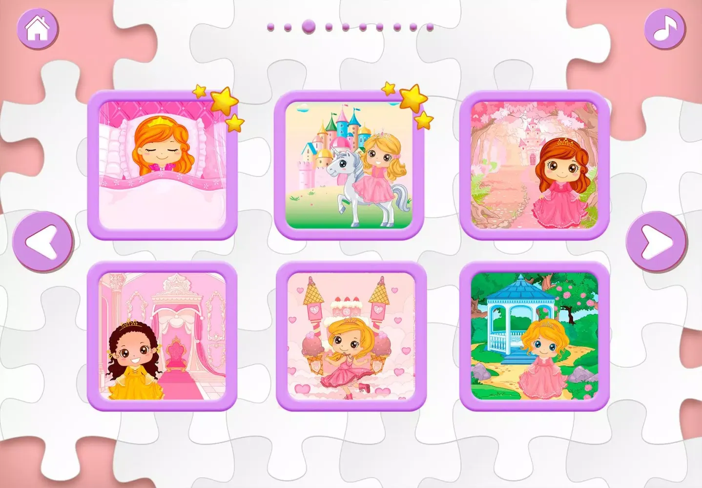 Zrzuty ekranu Kids Puzzles for Girls