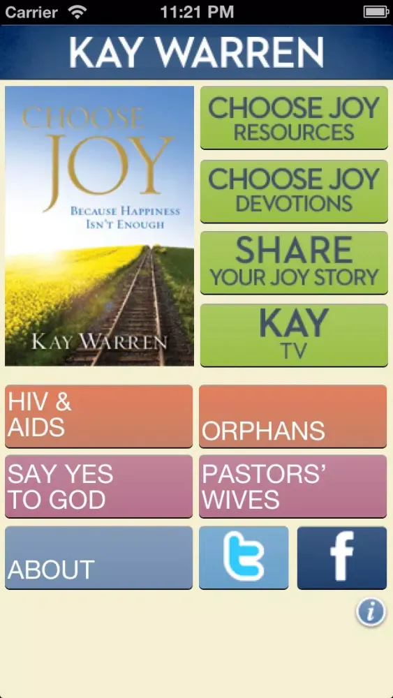 Capturas de pantalla de Kay Warren