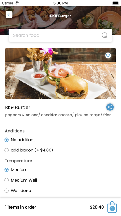 BK9 Restaurant স্ক্রিনশট