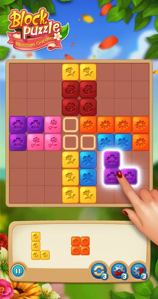 Block Puzzle: Blossom Garden 스크린샷