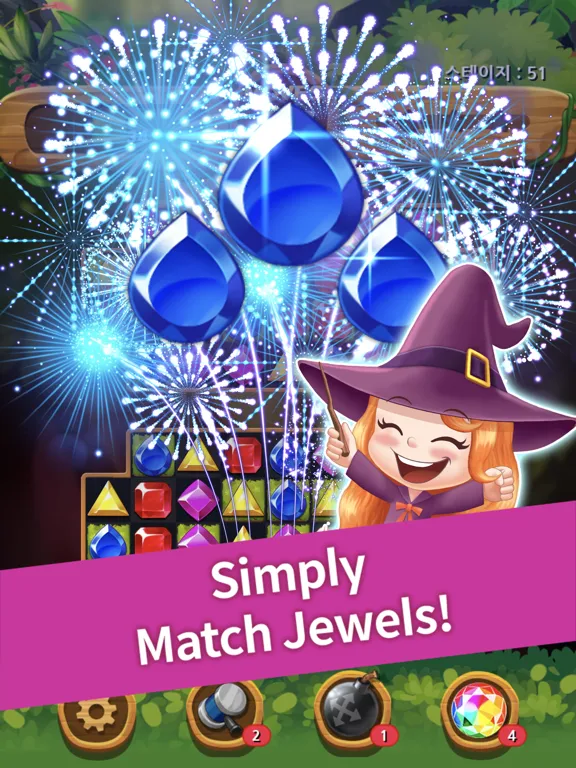Capturas de tela do Jewels Forest iPad 
