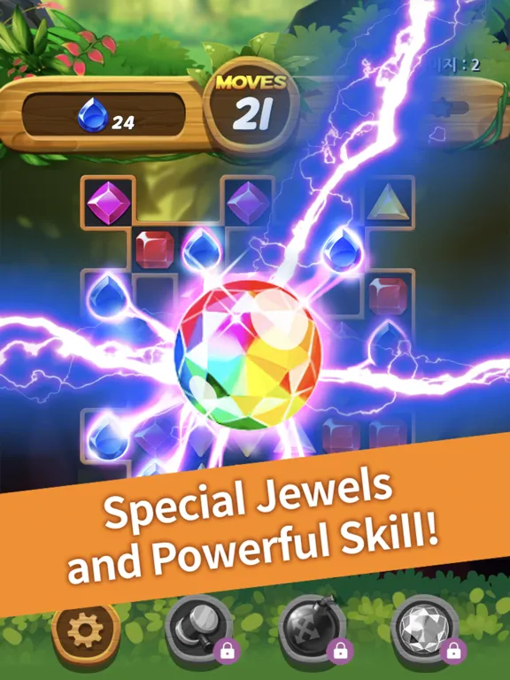 Capturas de tela do Jewels Forest iPad 