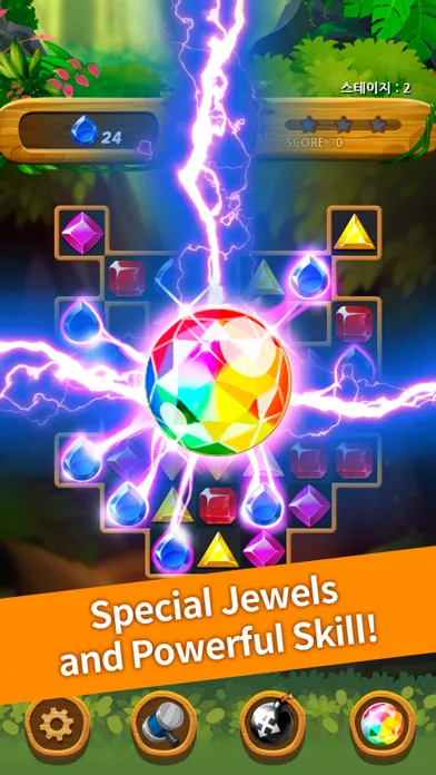 Capturas de tela do Jewels Forest