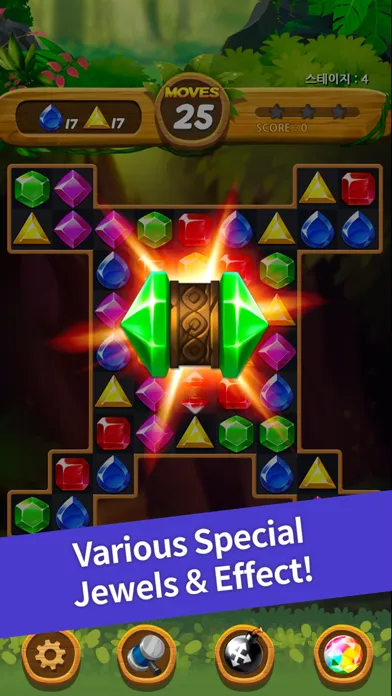 Capturas de tela do Jewels Forest