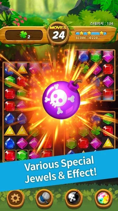 Capturas de tela do Jewels Forest