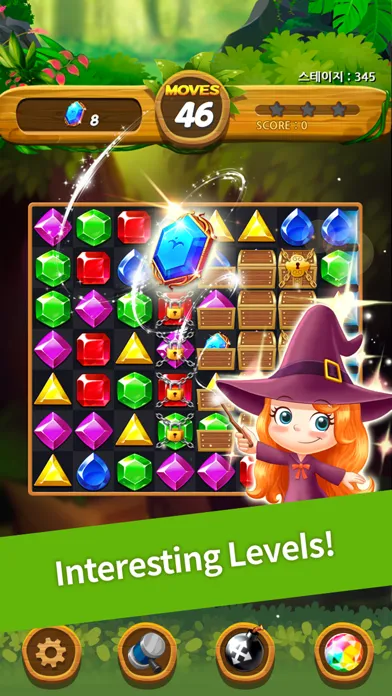 Capturas de tela do Jewels Forest