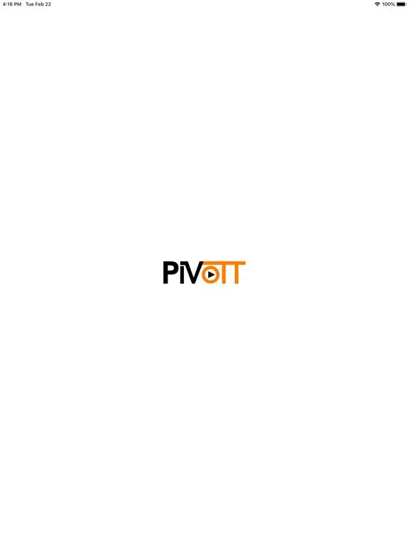 Pivott Media iPad  スクリーンショット
