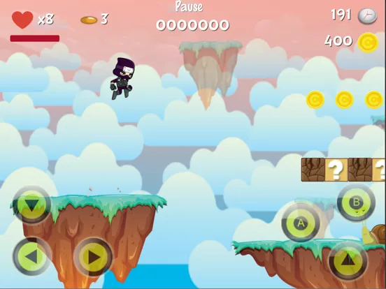 Captures d'écran de Super Ninja World Run iPad 