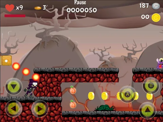 Captures d'écran de Super Ninja World Run iPad 