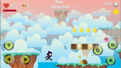 Captures d'écran de Super Ninja World Run