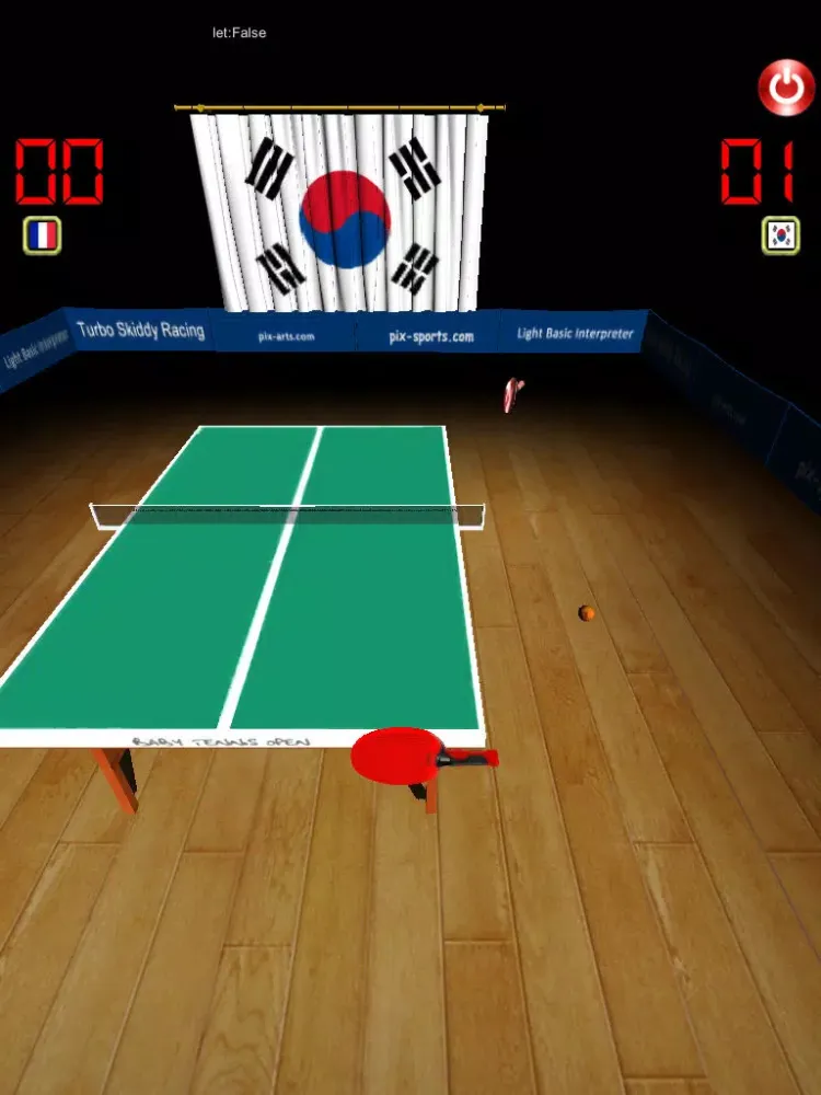 Baby Tennis On Line Ping Pong iPad 应用截图