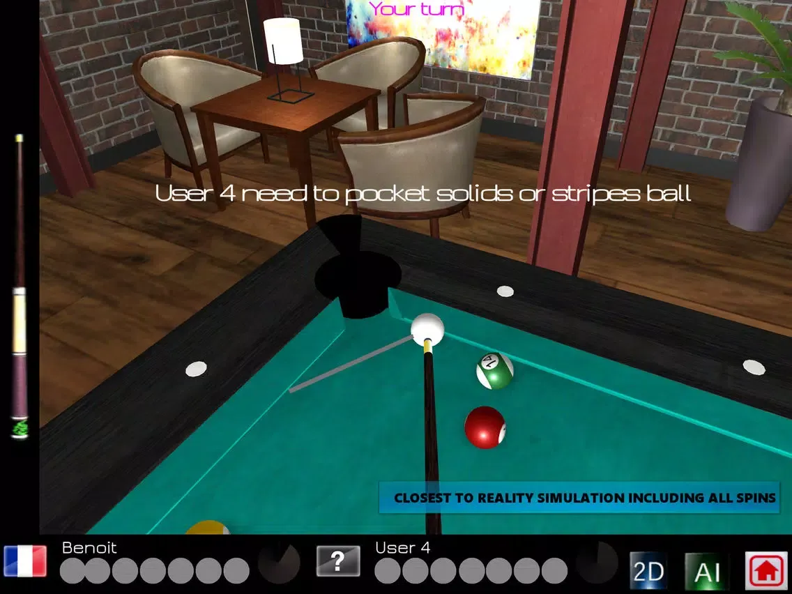 8 Ball OnLine 3D Pro iPad  سکرین شاٹس