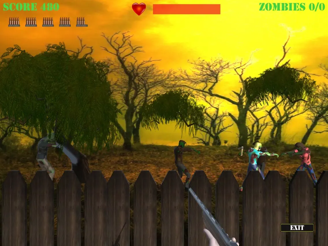 Zombie Attack Shooter Pro iPad  স্ক্রিনশট