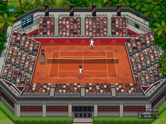Captures d'écran de Pixel Pro Tennis iPad 
