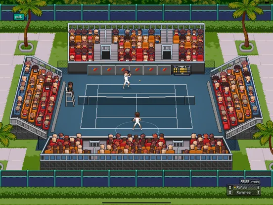 Captures d'écran de Pixel Pro Tennis iPad 