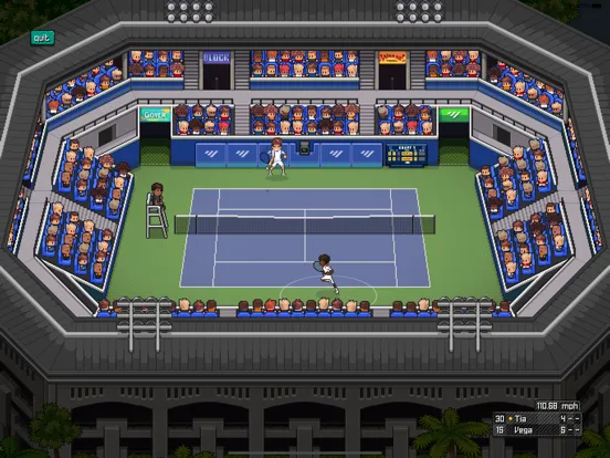 Captures d'écran de Pixel Pro Tennis iPad 