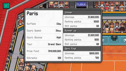 Captures d'écran de Pixel Pro Tennis