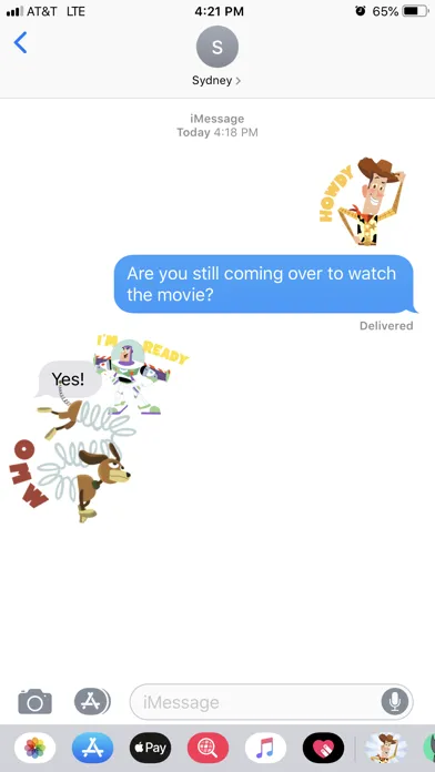 Capturas de pantalla de Pixar Stickers: Toy Story 4