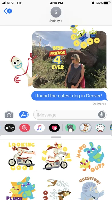 Capturas de pantalla de Pixar Stickers: Toy Story 4