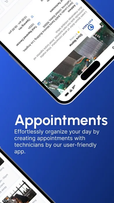 Fixtrack Device Management سکرین شاٹس
